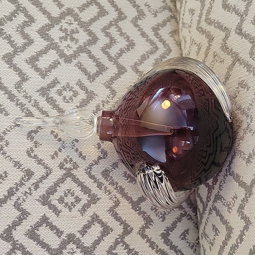Glass Bottle with Topper